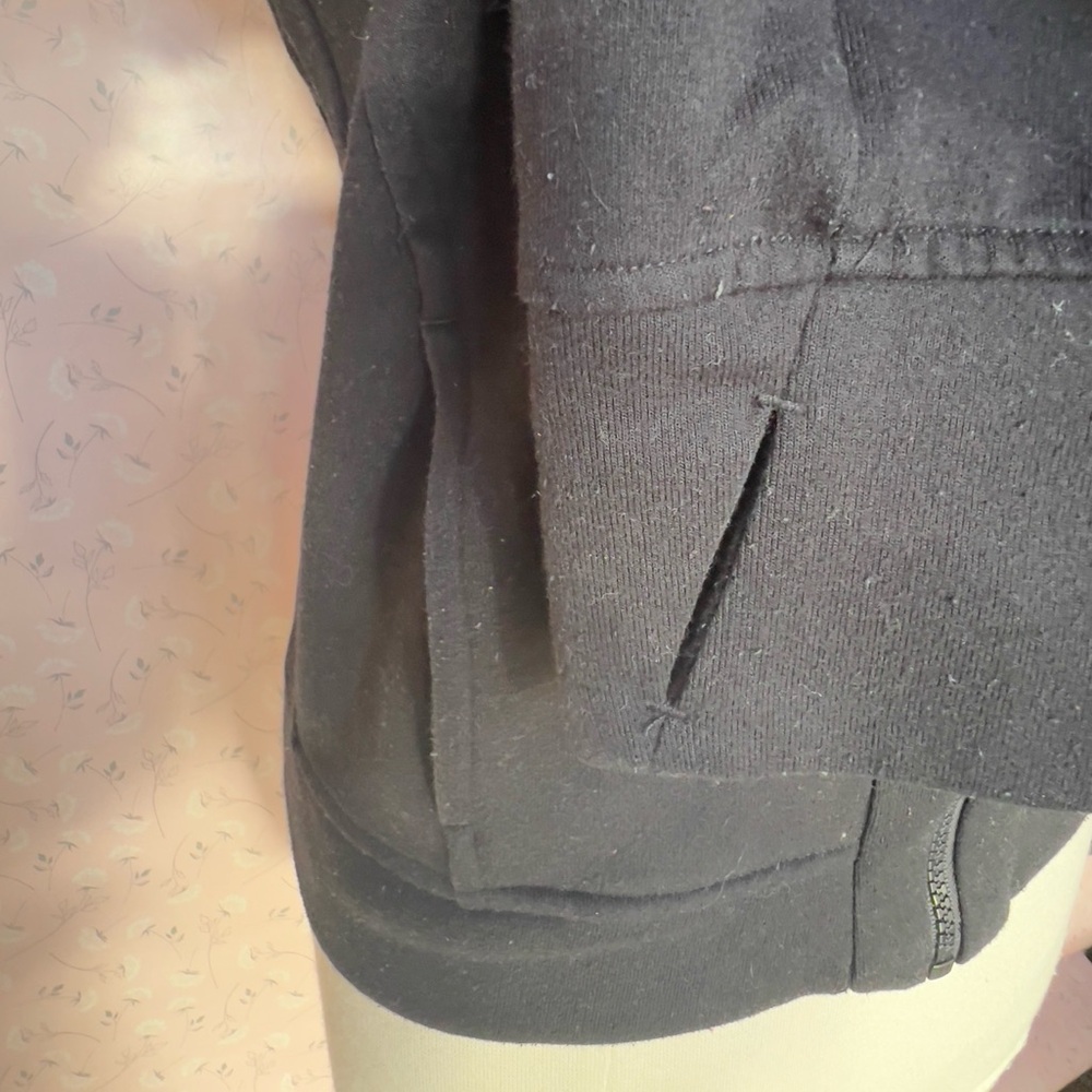 Black Zip-Up Victoria Jacket - Picture 2 of 3